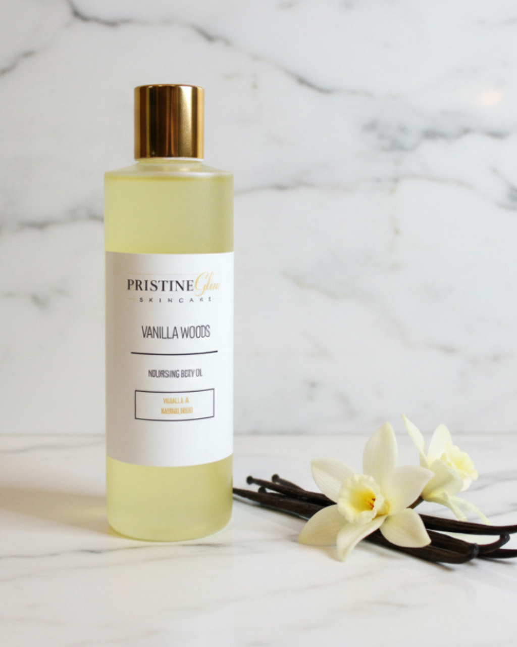 Vanilla Woods Scented Body Oil 8 oz